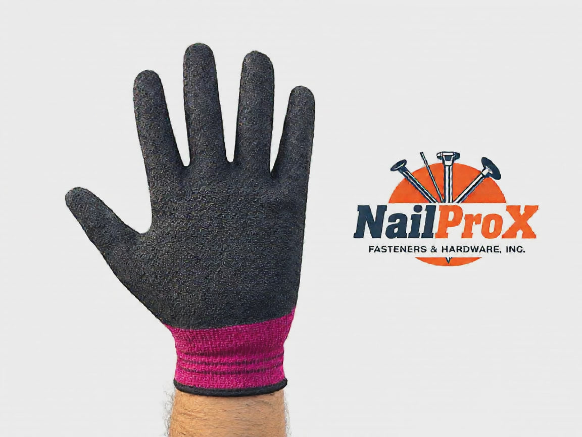 Protection Pro-Tekk Latex Foam Grip Coated Work Gloves - Large (12 Pairs)