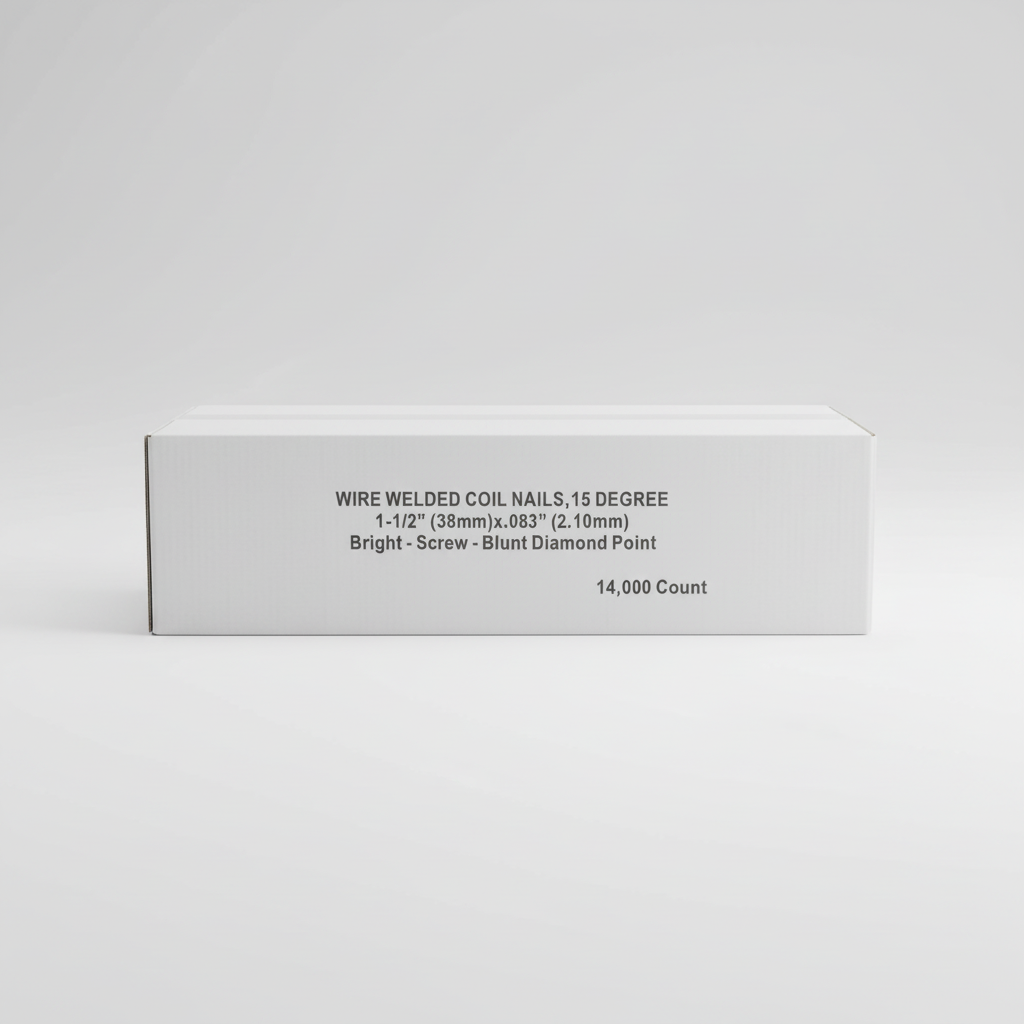 Professional Coil Nails Box - Enhanced